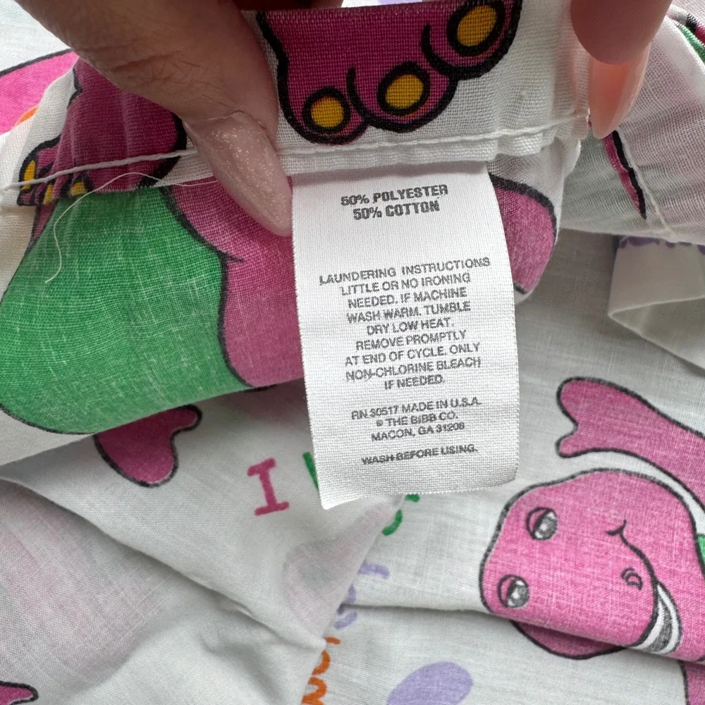 Vintage‎ 90s Barney Curtain Panel 41x64